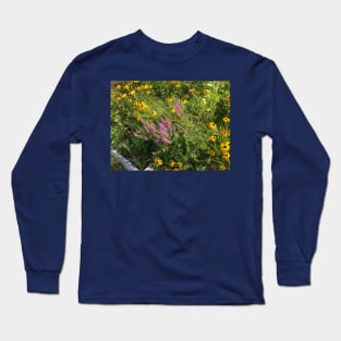 Fireweed and Black Eyed Susans Long Sleeve T-Shirt
